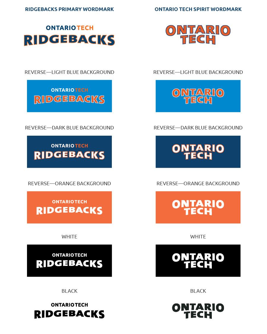 ontariotech_2023_brandguidelines_spirit_wordmark_colourvariations.jpg