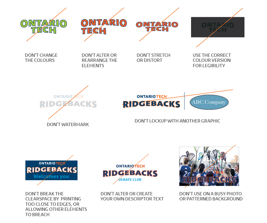 ontariotech_2023_brandguidelines_spirit_wordmark_incorrectusage.jpg